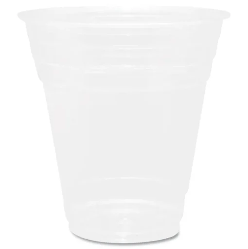 Karat 12 oz. 98 mm Rim Diameter PET Plastic Cups - Clear (1000/Carton)
