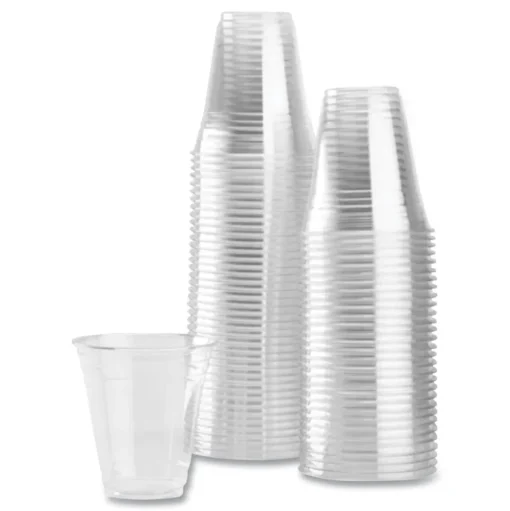 Karat 12 oz. 98 mm Rim Diameter PET Plastic Cups - Clear (1000/Carton)
