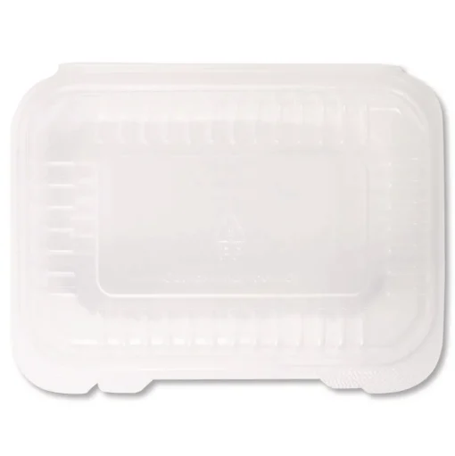Karat Polypropylene Plastic Hinged Container 6 x 9 x 2.97 Clear Plastic 125/Pack 2 Packs/Carton