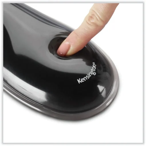 Kensington 9.37 x 13 Duo Gel Wave Mouse Pad with Wrist Rest - Red