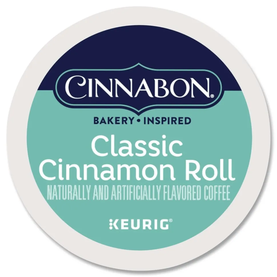 Keurig Cinnabon Classic Coffee K-Cups - Cinnamon Roll (96/Carton)