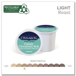 Keurig Cinnabon Classic Coffee K-Cups - Cinnamon Roll (96/Carton)