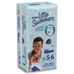 Kimberly-Clark 32 lbs. and Up Little Swimmers - Size 5-6/Blue (8/Carton)