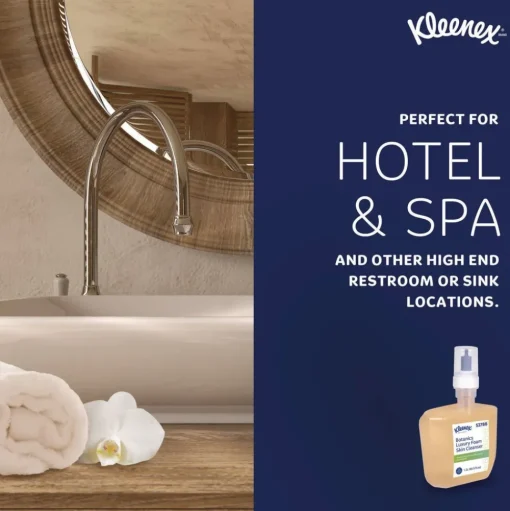 Kleenex 1200 mL Botanics Luxury Foam Skin Cleanser - Fresh Scent (4/Carton)