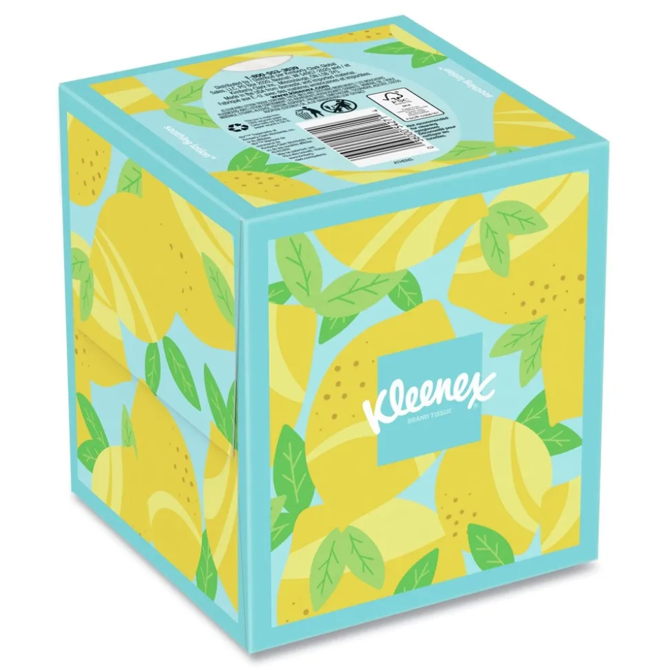Kleenex 54271 Soothing Lotion 3-Ply Facial Tissue - White (1620/Carton)