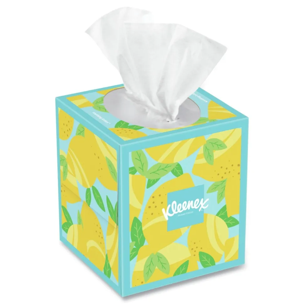 Kleenex 54271 Soothing Lotion 3-Ply Facial Tissue - White (1620/Carton)