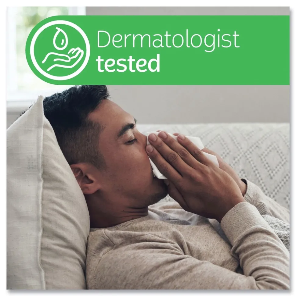 Kleenex 54271 Soothing Lotion 3-Ply Facial Tissue - White (1620/Carton)