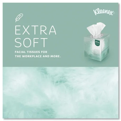 Kleenex Naturals 2-Ply Facial Tissues - White (90 Sheets/Box, 36 Boxes/Carton)