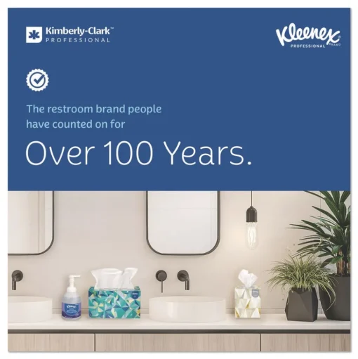 Kleenex 1-Ply 7.5 in. x 700 ft. Hard Roll Paper Towels with Premium Absorbency Pockets - White with Gray Core (6/Carton)