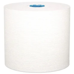 Kleenex 1-Ply 7.5 in. x 700 ft. Hard Roll Paper Towels with Premium Absorbency Pockets - White with Blue Core (6/Carton)