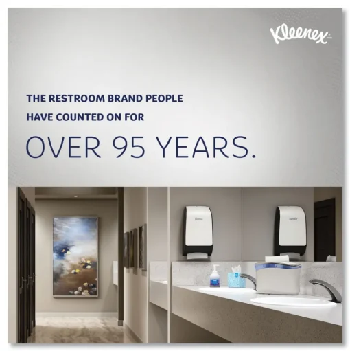 Kleenex 2-Ply 8 in. x 9.4 in. Reveal Multi-Fold Towels - White (16/Carton)