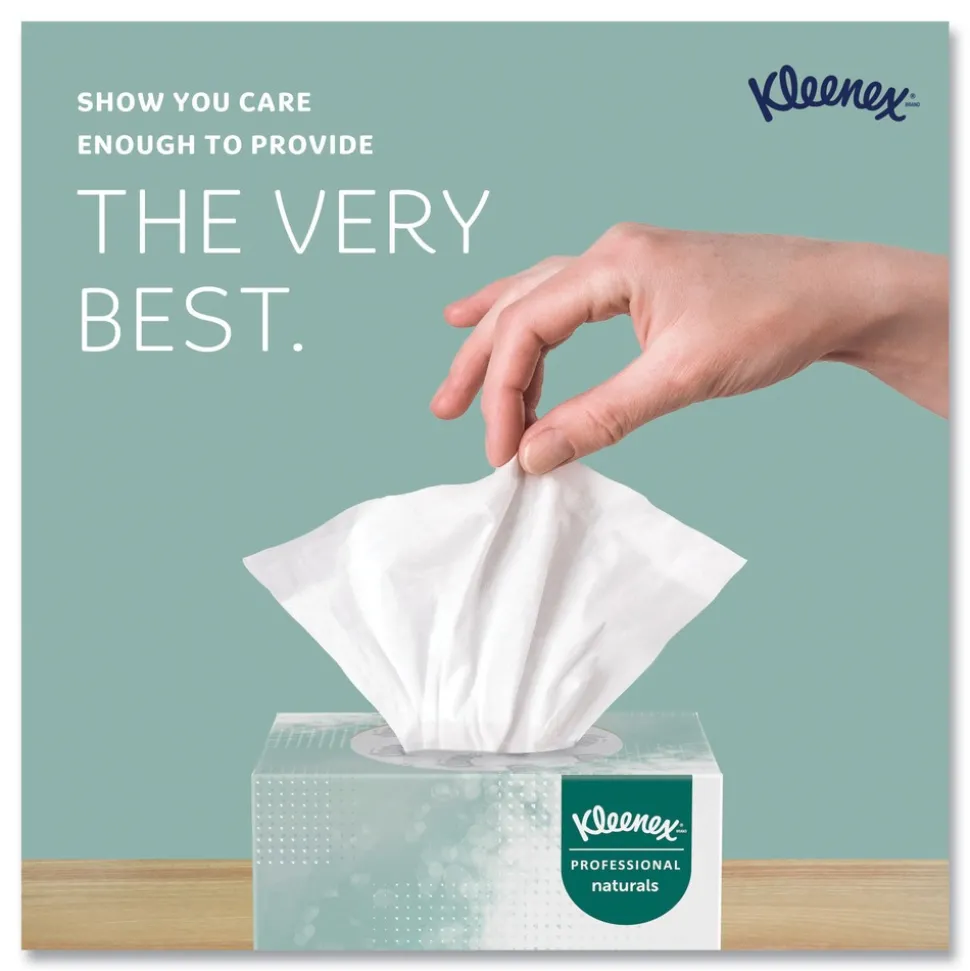 Kleenex 2-Ply Naturals Facial Tissue - White (1 Box)