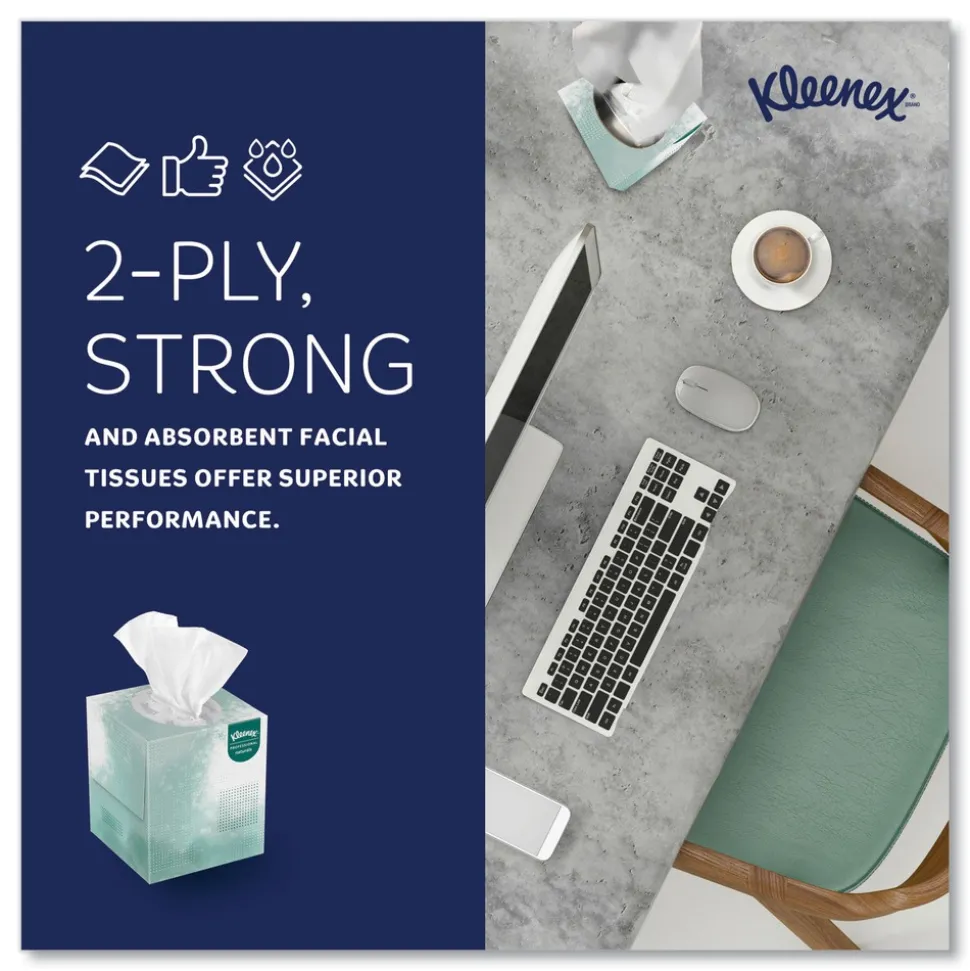 Kleenex 2-Ply Naturals Facial Tissue - White (1 Box)