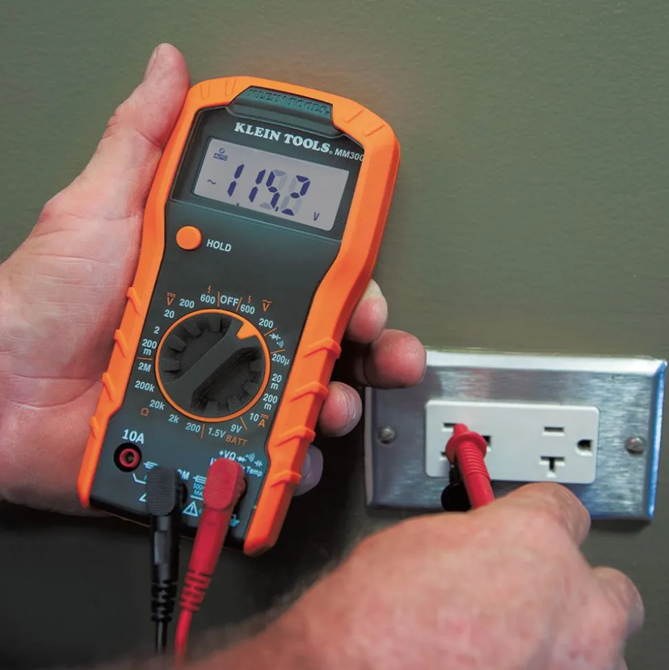 Klein Tools Digital Multimeter, Noncontact Voltage Tester and Electrical Outlet Test Kit