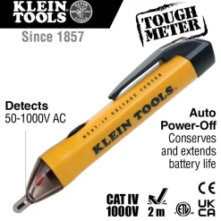 Klein Tools Digital Multimeter, Noncontact Voltage Tester and Electrical Outlet Test Kit