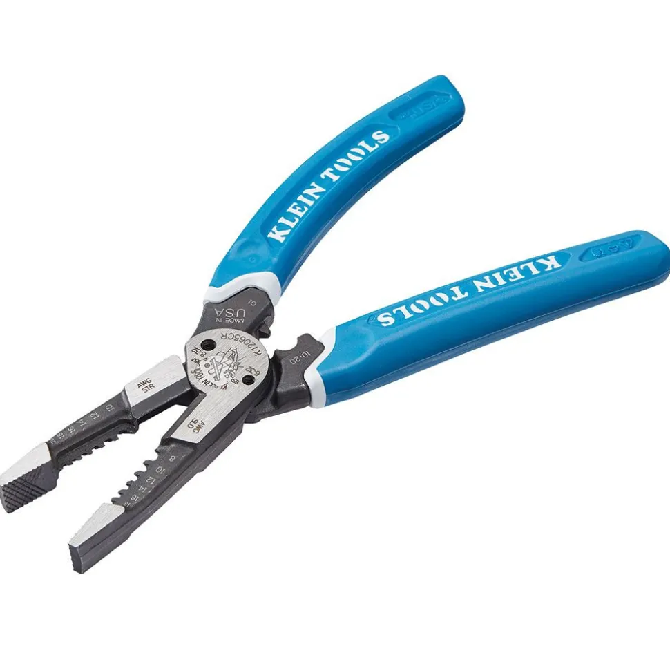 Klein Tools Klein-Kurve 8-20 AWG Heavy-Duty Wire Stripper or Cutter or Crimper Multi Tool