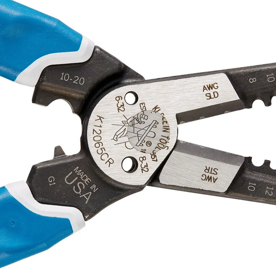 Klein Tools Klein-Kurve 8-20 AWG Heavy-Duty Wire Stripper or Cutter or Crimper Multi Tool