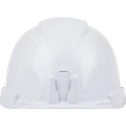 Klein Tools Non-Vented Cap Style Hard Hat with Rechargeable Headlamp - White