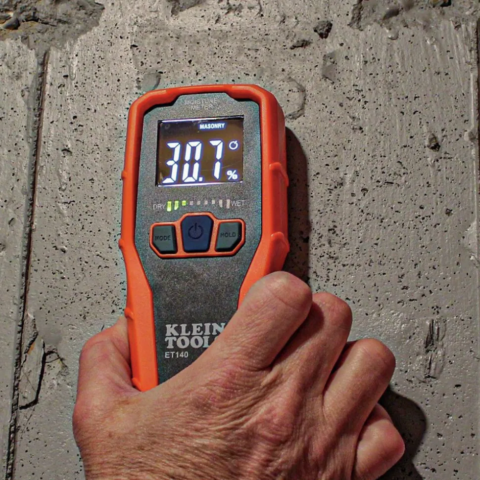 Klein Tools Pinless Moisture Meter for Drywall, Wood, and Masonry