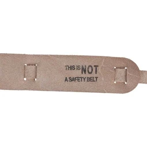 Klein Tools Soft Leather Work Belt Suspenders - One Size, Light Brown