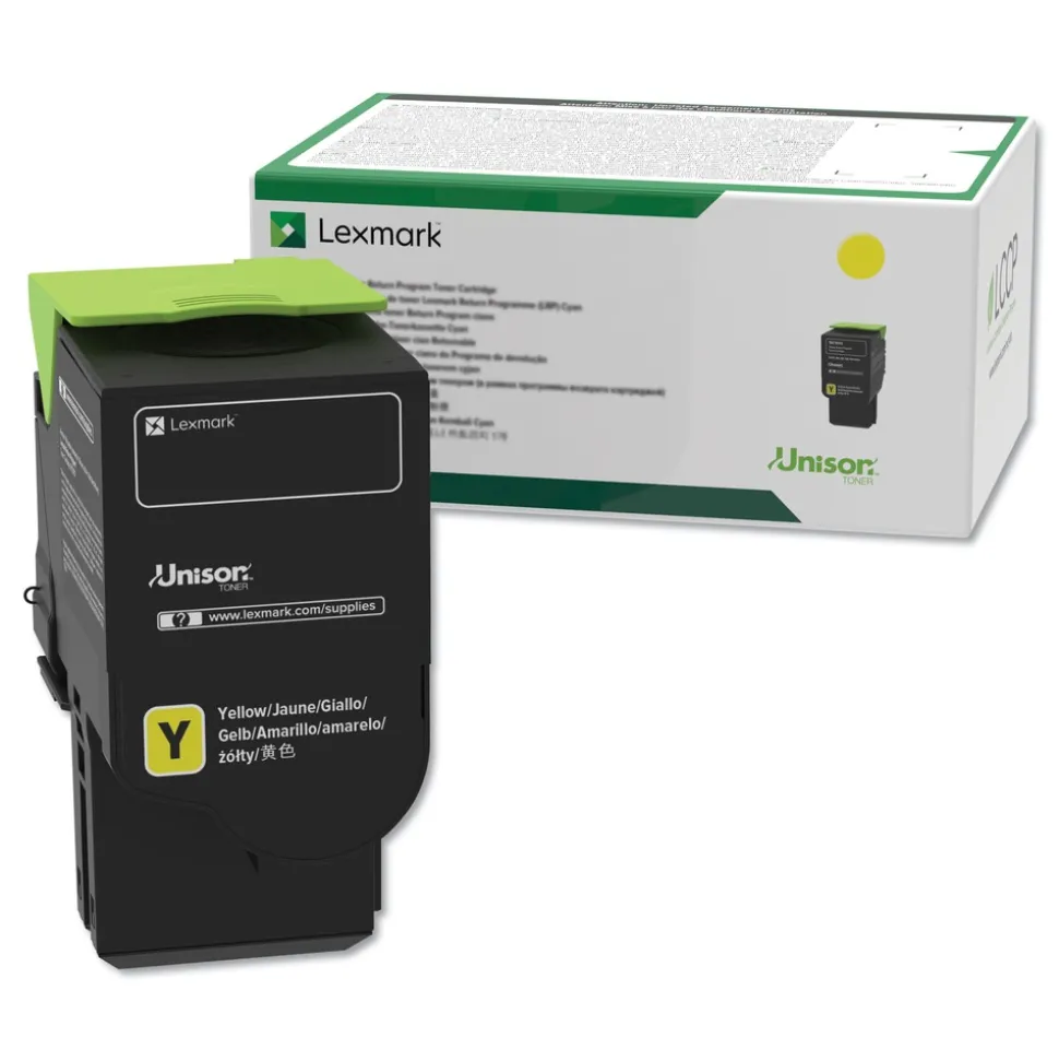 Lexmark 2,300 Page-Yield Return Program High-Yield Toner - Yellow