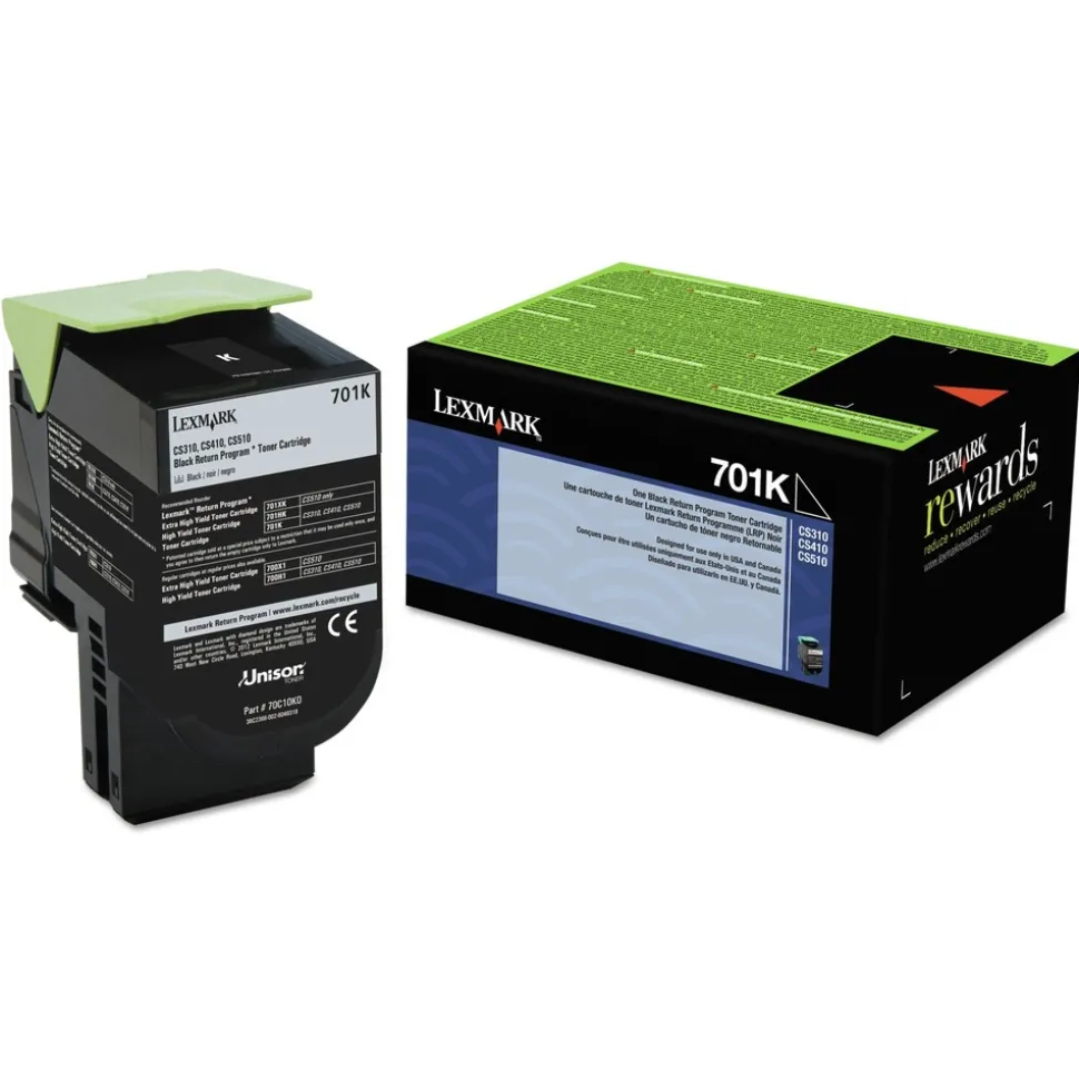 Lexmark 1,000 Page-Yield Return Program Toner - Black