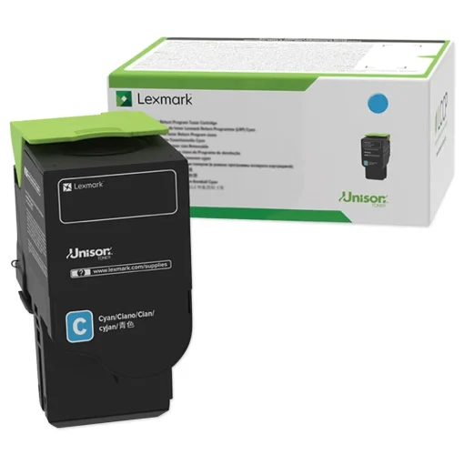 Lexmark 78c1xce Extra High-Yield Toner 5000 Page-Yield Cyan