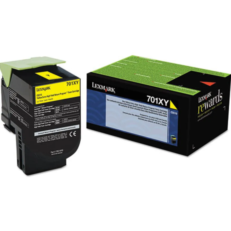 Lexmark Return Program 4,000 Page-Yield Extra High-Yield Toner - Yellow