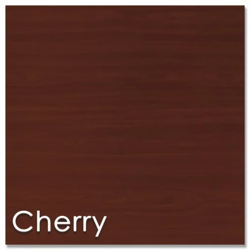 Linea Italia 31.25 in. x 23.25 in. x 45.25 in. 1-Leg Study Carrell Add On - Cherry