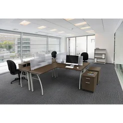 Linea Italia Trento Line 47.13 in. x 1.75 in. x 15.5 in. Polycarbonate Dividing Panel - Translucent
