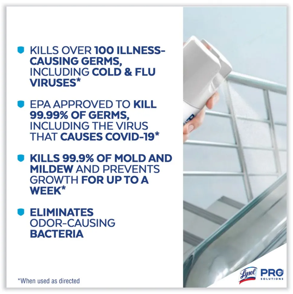 LYSOL Brand 12.5 oz. Aerosol Spray Disinfectant Spray - Early Morning Breeze (12/Carton)