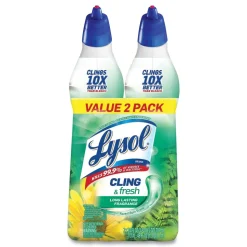 LYSOL Brand 24 oz. Cling and Fresh Toilet Bowl Cleaner - Forest Rain (2/Pack)