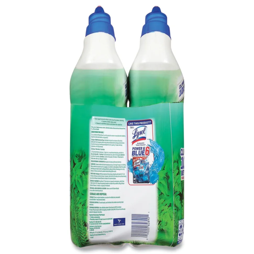 LYSOL Brand 24 oz. Cling and Fresh Toilet Bowl Cleaner - Forest Rain (2/Pack)
