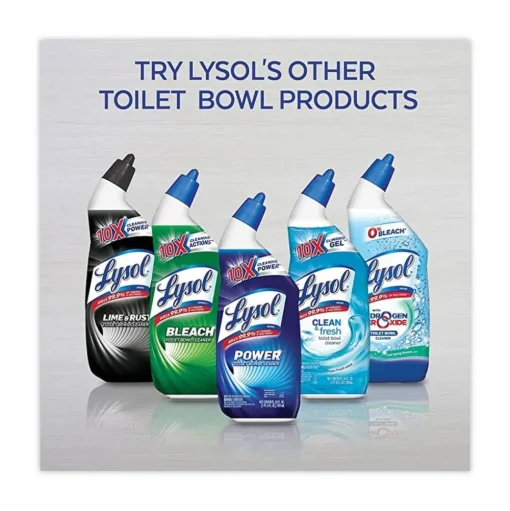 LYSOL Brand 24 oz Disinfectant Toilet Bowl Cleaner with Bleach (4/Carton)