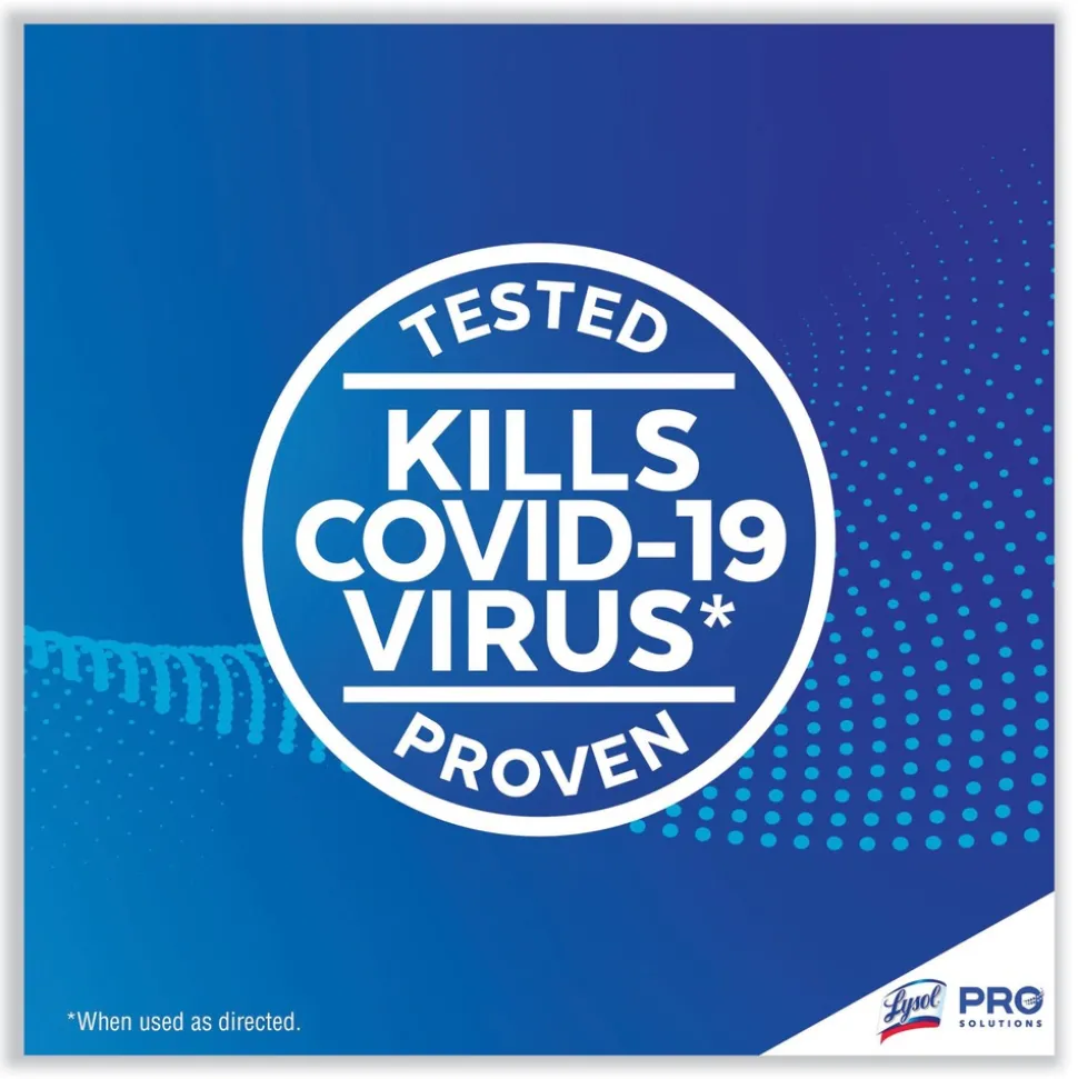 LYSOL Brand 22 oz. Spray Bottle Kitchen Pro Antibacterial Cleaner - Citrus Scent (9/Carton)