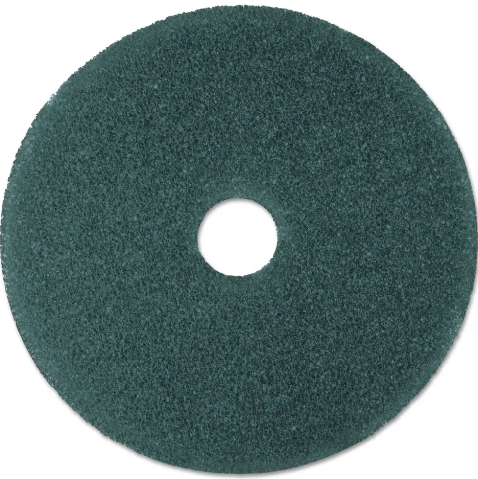 3M 5300 19 in. Diameter Low-Speed High Productivity Floor Pads - Blue (5/Carton)