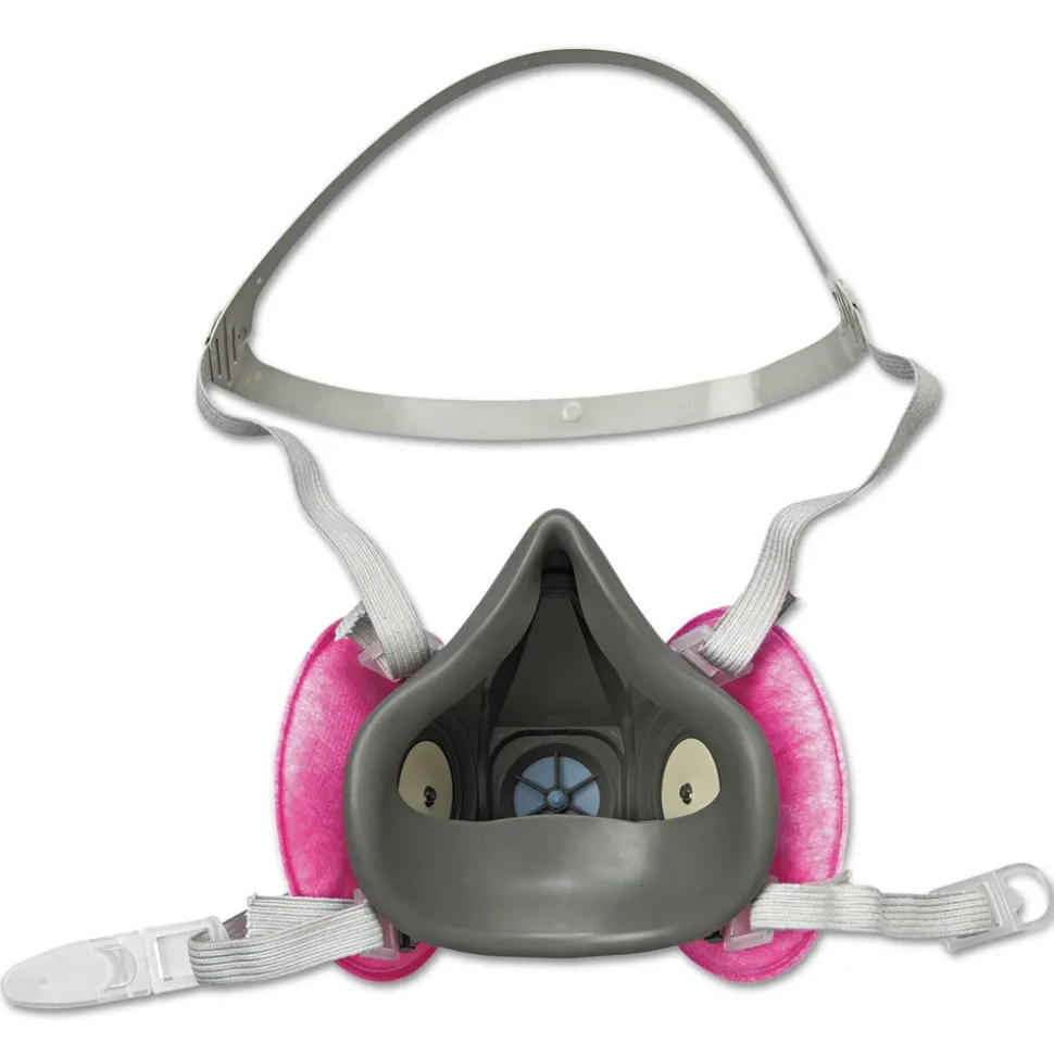 3M 6391 6000 Series Reusable Half Facepiece Respirator - Large