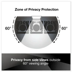 3M 16:10 Aspect Ratio Comply Magnetic Attach Privacy Filter for 24 in. Widescreen Flat Panel Monitor