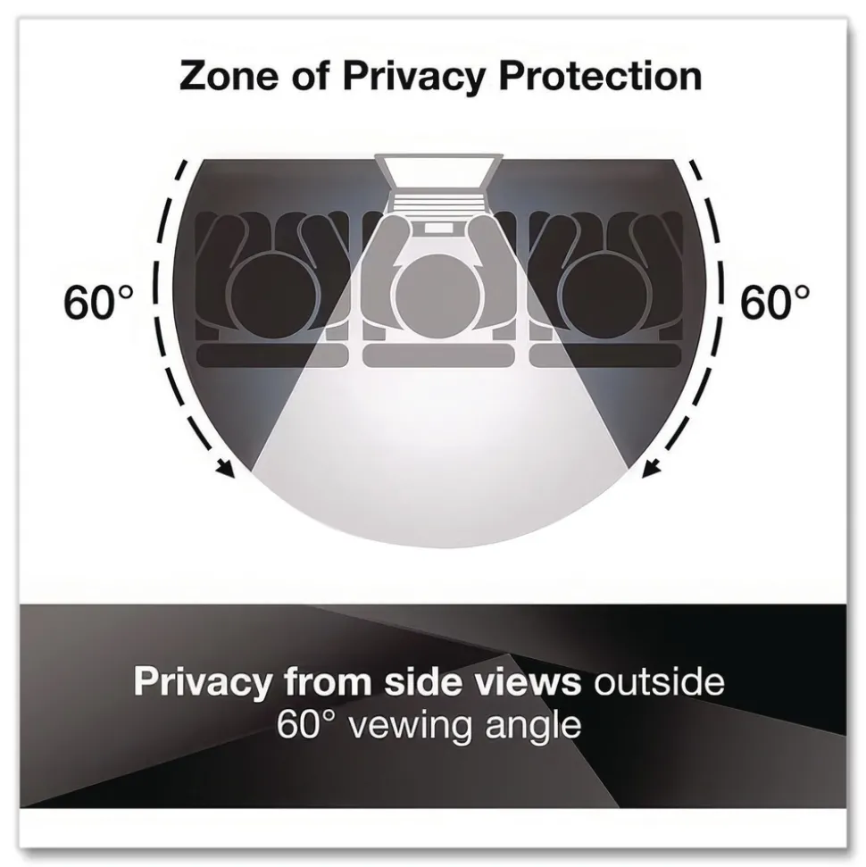 3M 16:9 Aspect Ratio Frameless Blackout Privacy Filter for 27 in. Widescreen Flat Panel Monitor