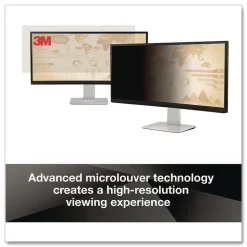 3M 16:9 Aspect Ratio Frameless Blackout Privacy Filter for 27 in. Widescreen Flat Panel Monitor