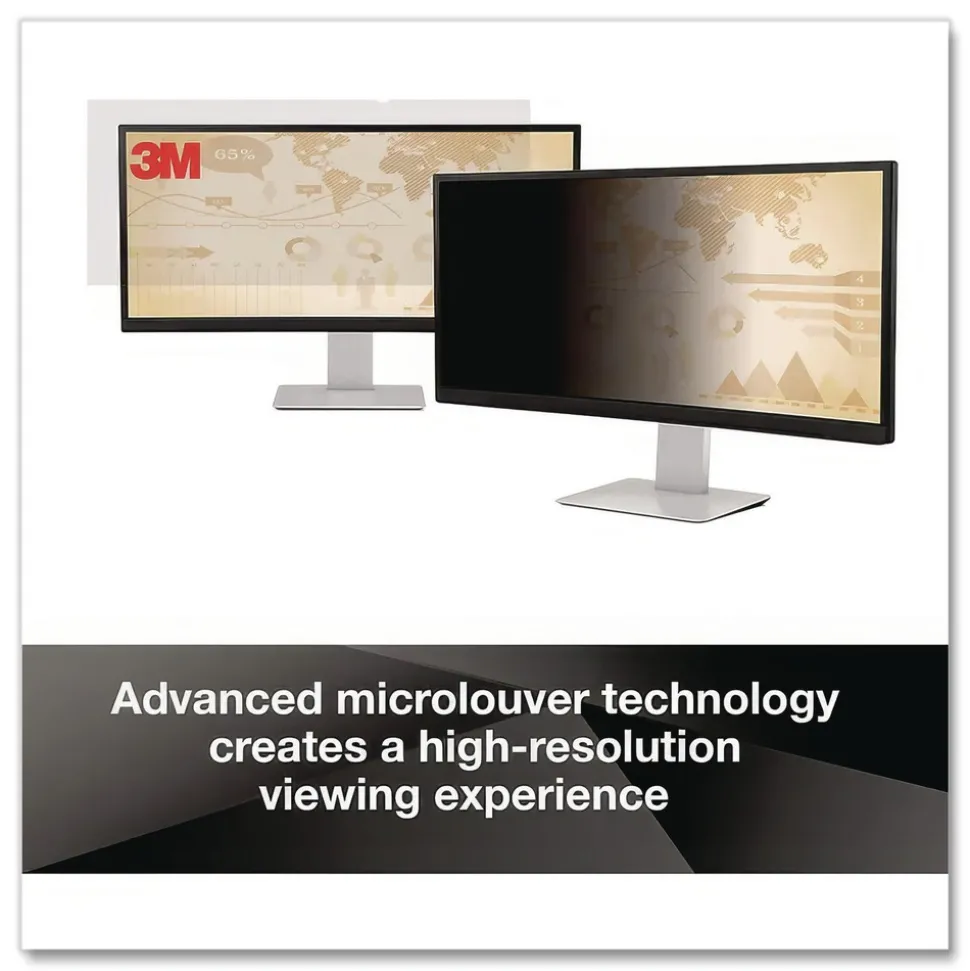 3M 16:9 Aspect Ratio Frameless Blackout Privacy Filter for 27 in. Widescreen Flat Panel Monitor
