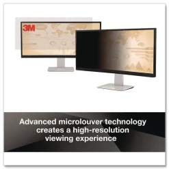 3M 16:9 Aspect Ratio Frameless Blackout Privacy Filter for 24 in. Widescreen Flat Panel Monitor