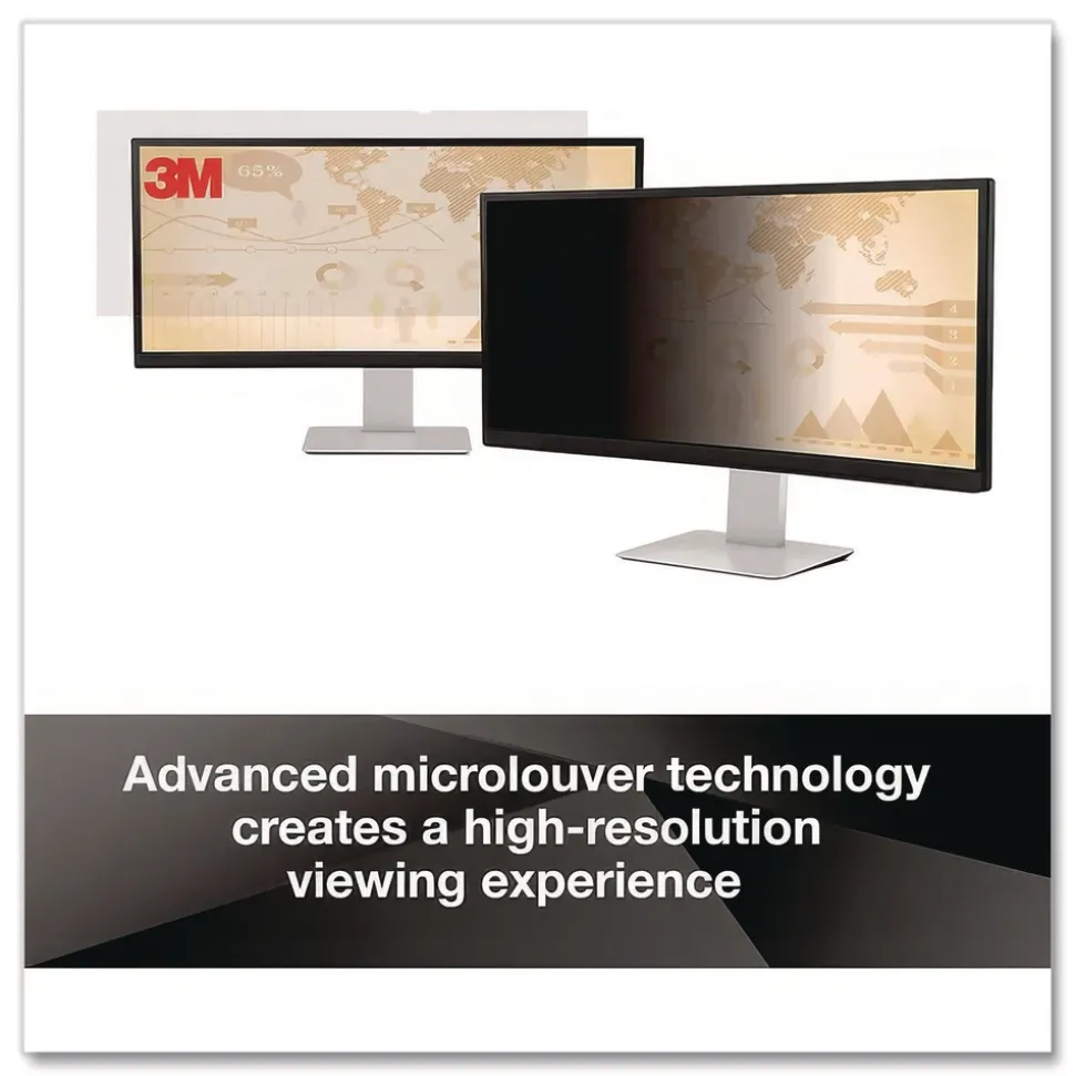 3M 16:9 Aspect Ratio Frameless Blackout Privacy Filter for 24 in. Widescreen Flat Panel Monitor