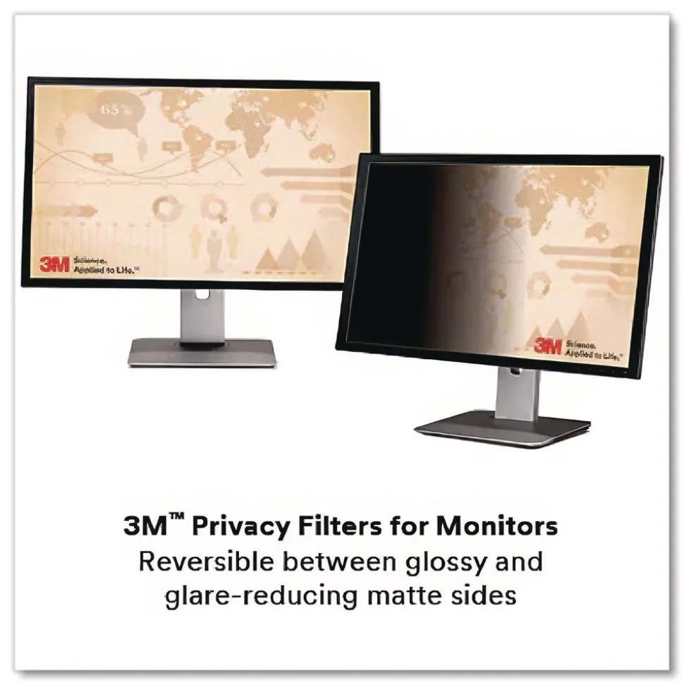 3M 16:9 Aspect Ratio Frameless Blackout Privacy Filter for 24 in. Widescreen Flat Panel Monitor
