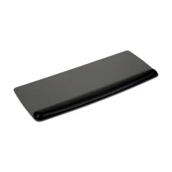 3M 25.5 in. x 10.6 in. Antimicrobial Gel Mouse Pad/Keyboard Wrist Rest Platform - Black/Silver