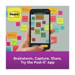 3M 3 in. x 3 in. Pop-up Note Refill Cabinet Pack - Supernova Neons Collection Colors (18 Pads/Pack)