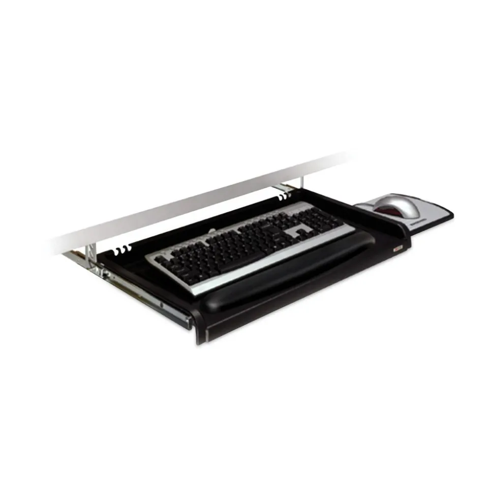 3M 23 in. x 14 in. Under Desk Keyboard Drawer - Black