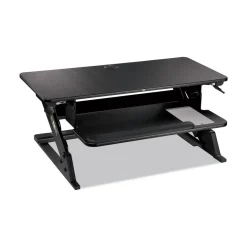 3M 35.4 in. x 22.2 in. x 6.2 in. to 20 in. Precision Standing Desk - Black