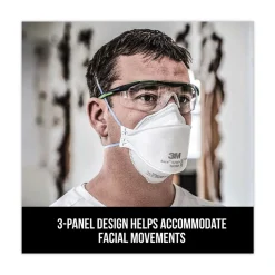 3M Aura 9205 Plus N95 Particulate Respirator - One Size Fits All (20/Pack)