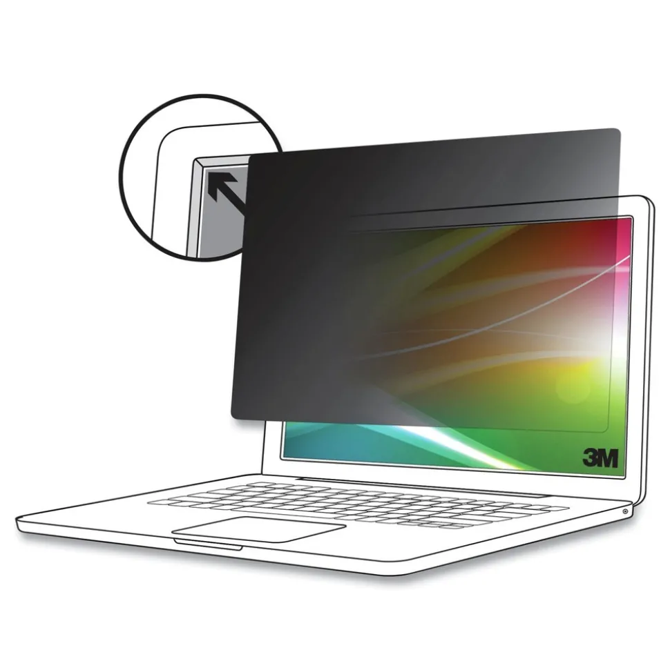 3M Bright Screen Privacy Filter for 16.2 in. Laptop